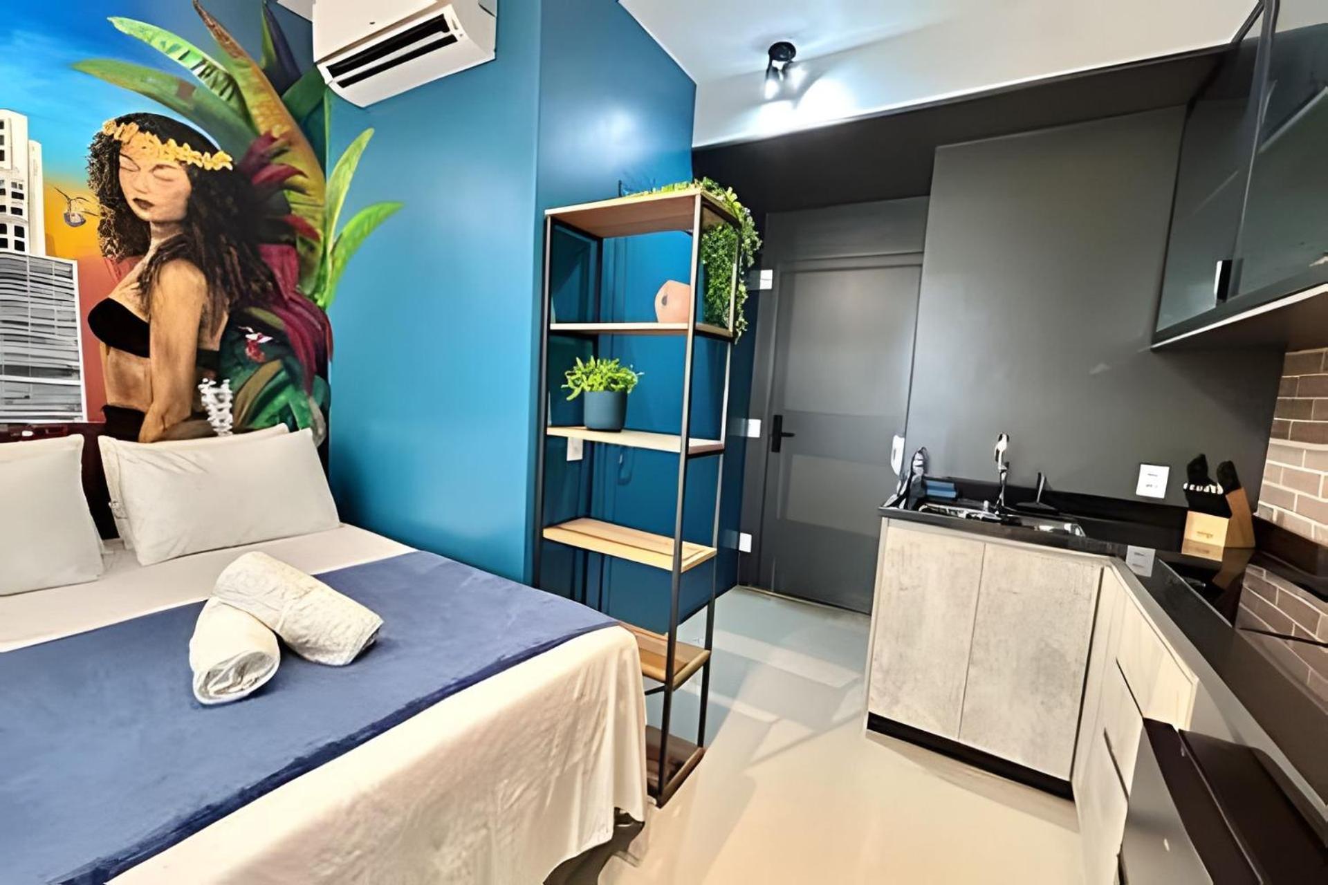 Studio/Moderno/200 M Allianz/Piscina/Wifi/Vaga São Paulo Extérieur photo